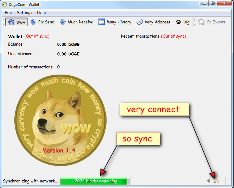 dogecoin core connecting to peers stuck